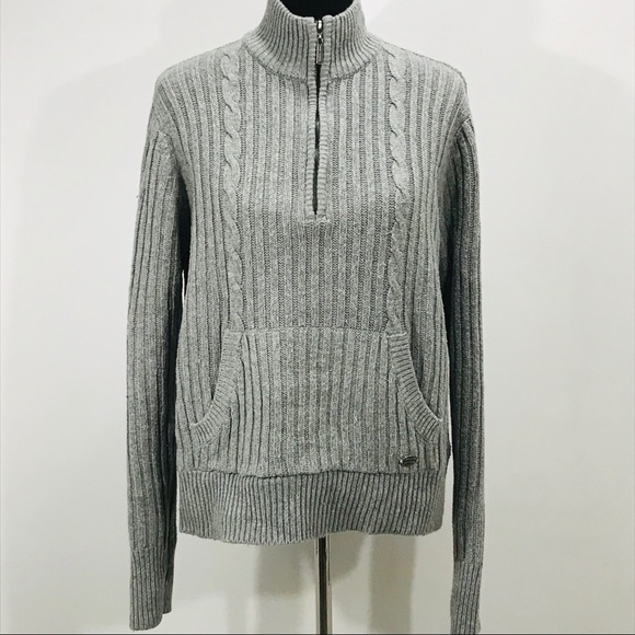 Harley-Davidson Sweaters - Harley Davidson Gray Sweater with Pouch Pocket